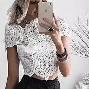 Bralette Lace Blouse Shirt